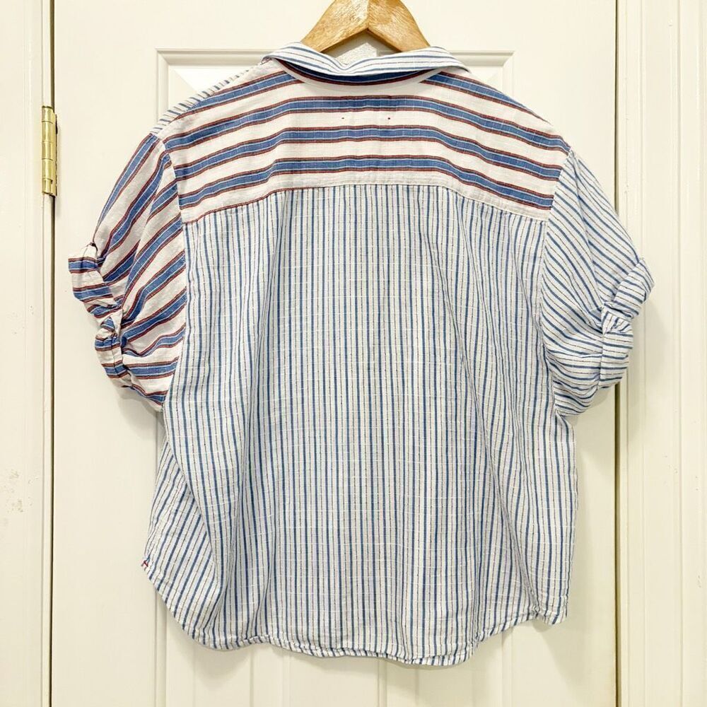 Xirena Channing Shirt Blouse Size Small Stripe $196.00 - Picture 3 of 6